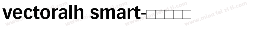 vectoralh smart字体转换